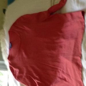 Pendleton Year round Pumpkin orange knit top